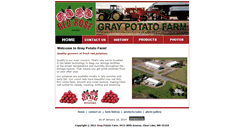 Desktop Screenshot of graypotatofarm.com
