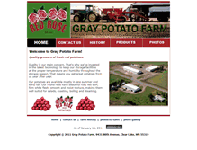Tablet Screenshot of graypotatofarm.com
